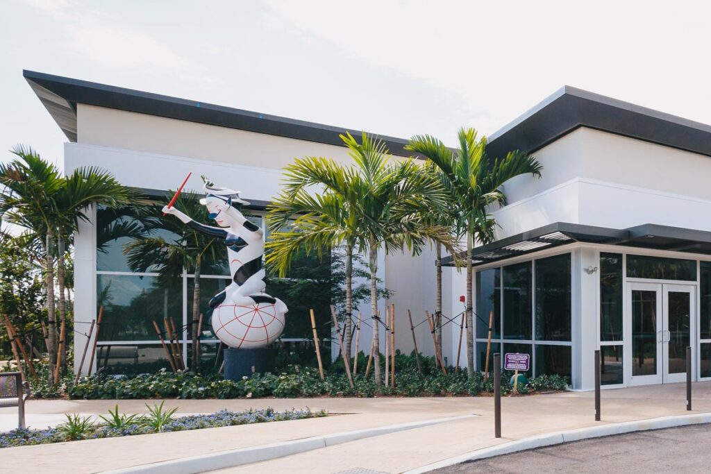 exterior of South Florida PBS station WXEL in Boynton Beach, Florida, photo by Heather Holt