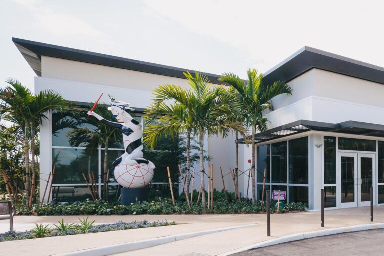 exterior of South Florida PBS station WXEL in Boynton Beach, Florida, photo by Heather Holt