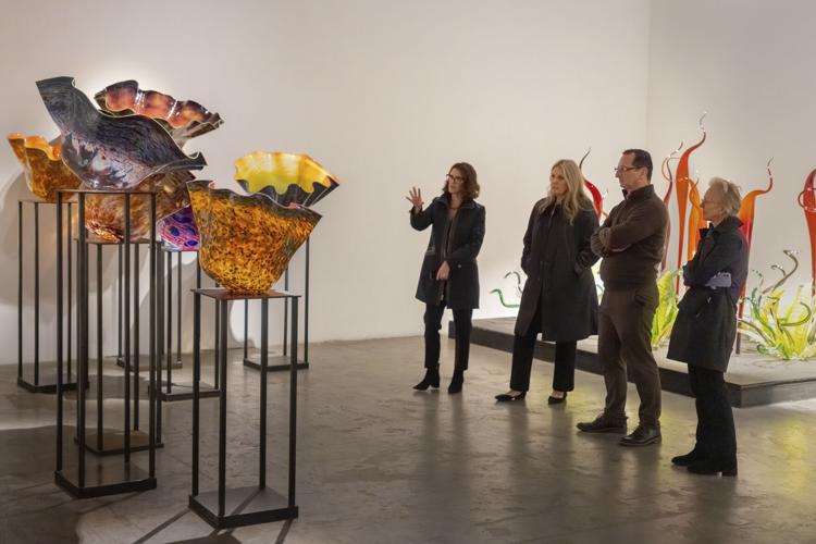 Chihuly Studio and Norfolk Botanical Garden team members. Chihuly Studio, Seattle, 2024